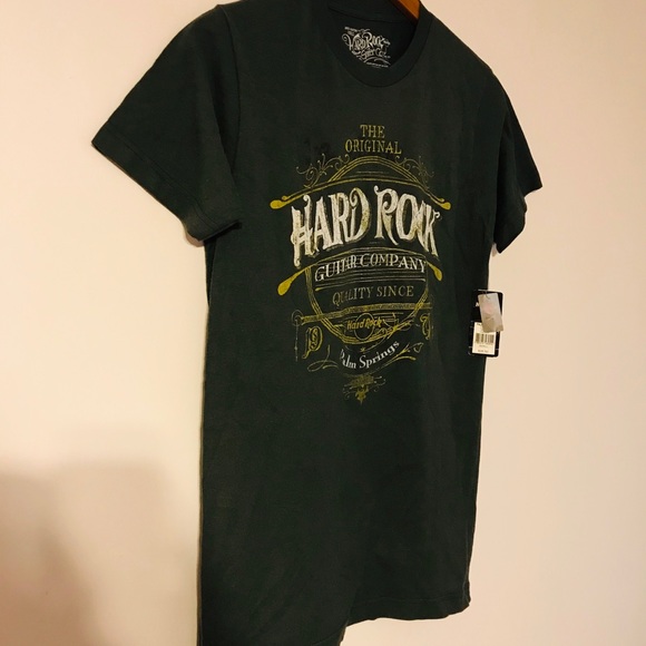Hard Rock Guitar Co Cafe Palm Springs Shirt - Picture 2 of 6